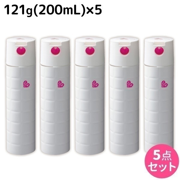 ピース グロススプレー ホワイト 121g (200mL) 5個 セット