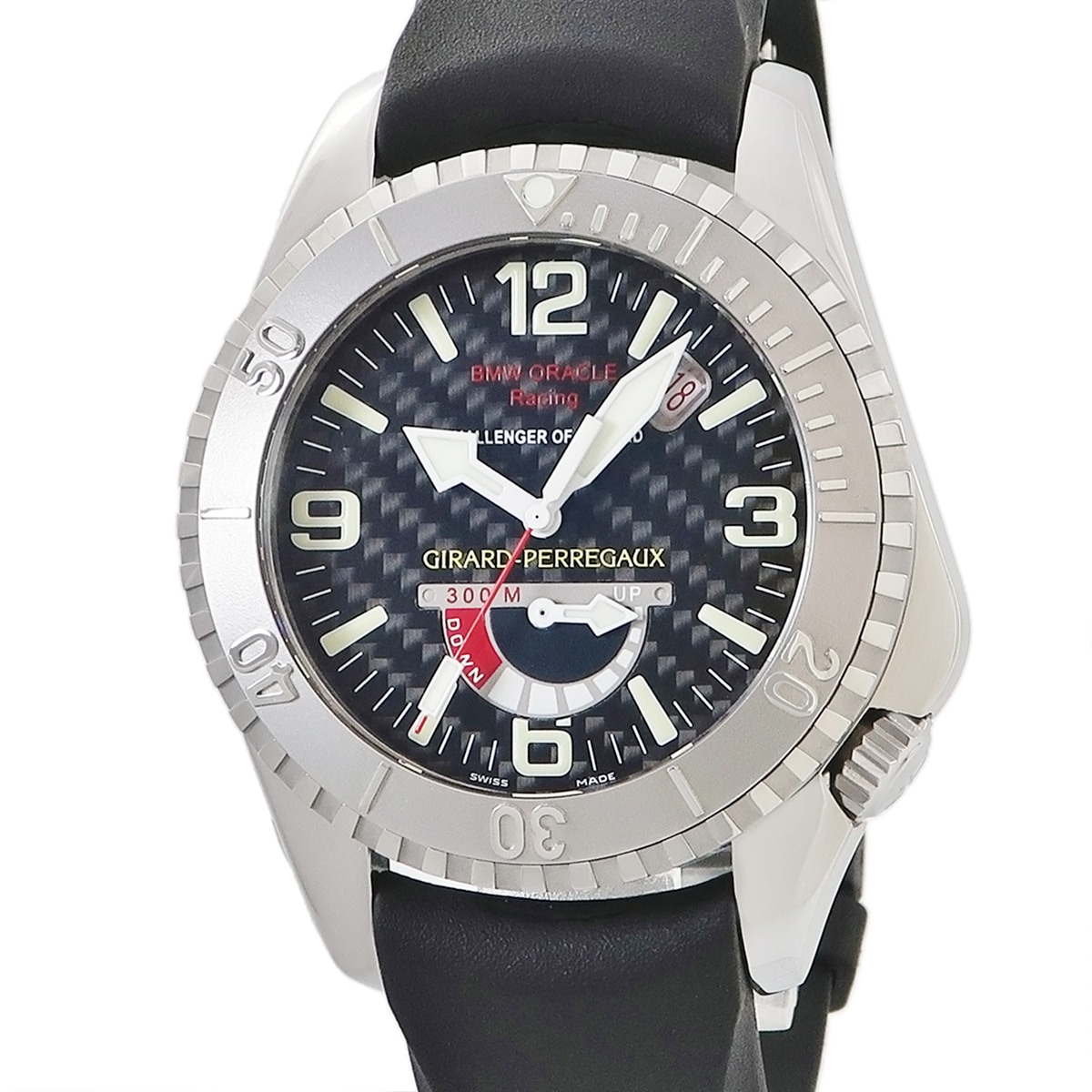 シーホーク2 49905-11-651 自動巻き メンズ 4時位置リューズ パワーリザーブ ブラック デイト 限定 3年保証