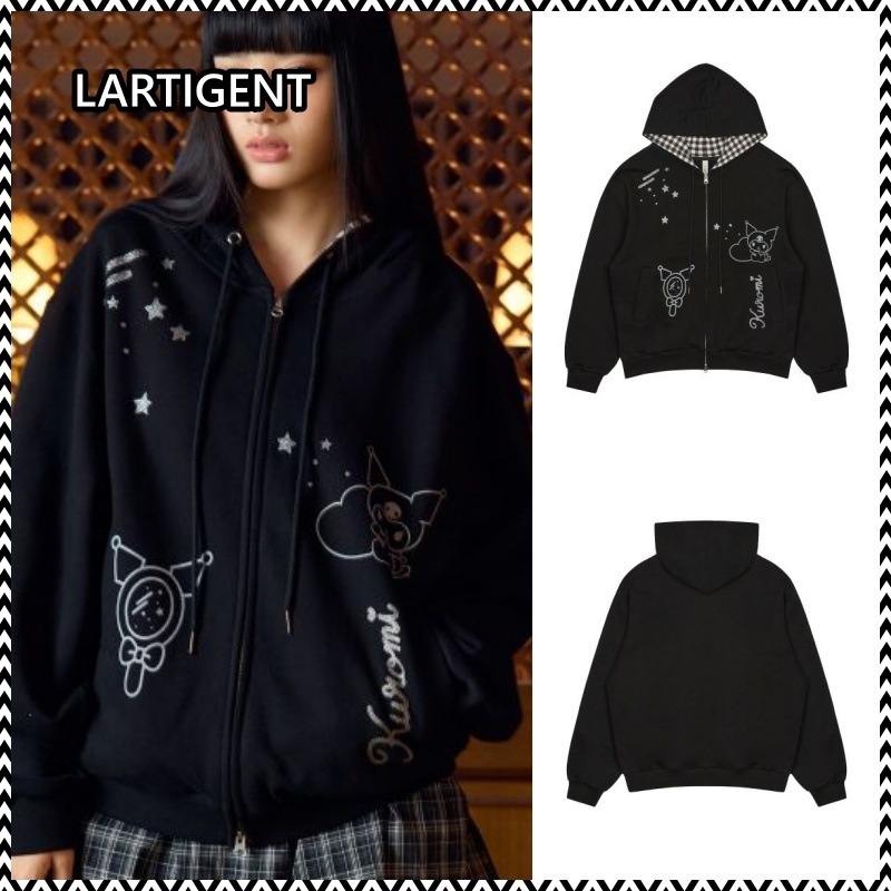 LARTIGENT KUROMI HOOD ZIP-UP