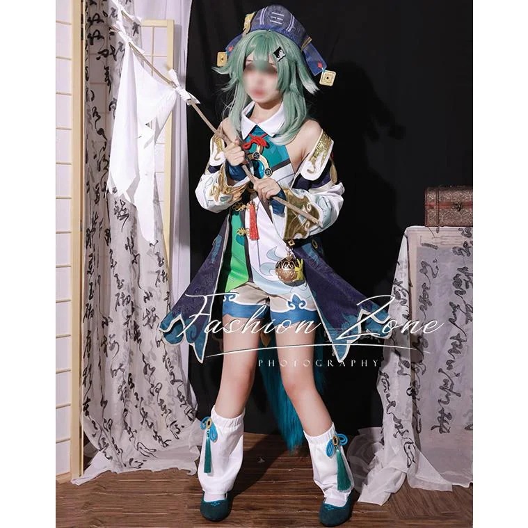【品質良い 大好評中】迅速な出荷崩壊：スターレイル フォフォ Huohuo コスプレ衣装 ウィッグ 靴 コスチューム 演出服 アニメ ゲーム ハロウィン cosplay 変装