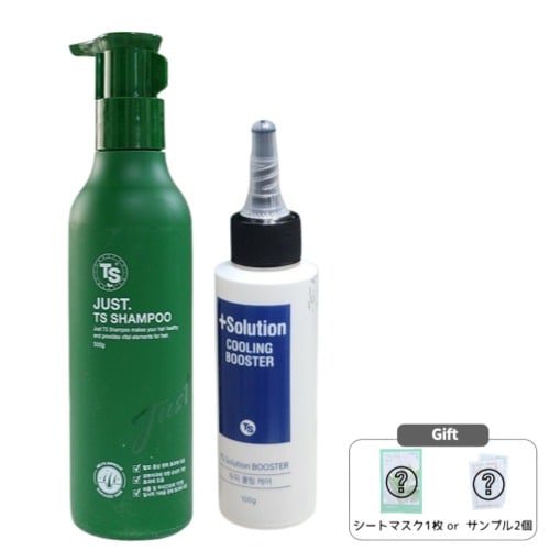 ジャストTS シャンプー 500g+TS ソリューション スカルプ クーリングブースター 100g 8,109円