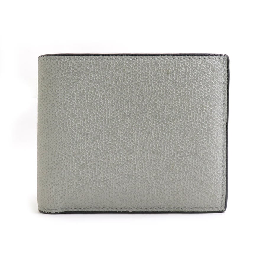 ヴァレクストラ Valextra 二つ折り財布 レザー ライトグレー ユニセックス 56156g 10,656円