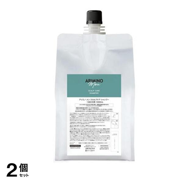 メン スカルプケア シャンプー 1000mL (詰め替え用) 2個セット
