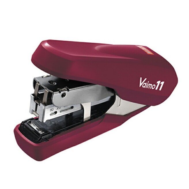 （まとめ買い）マックス ホッチキス Vaimo11 フラーメ 40枚とじ レッド HD-11FNL/R [x3]