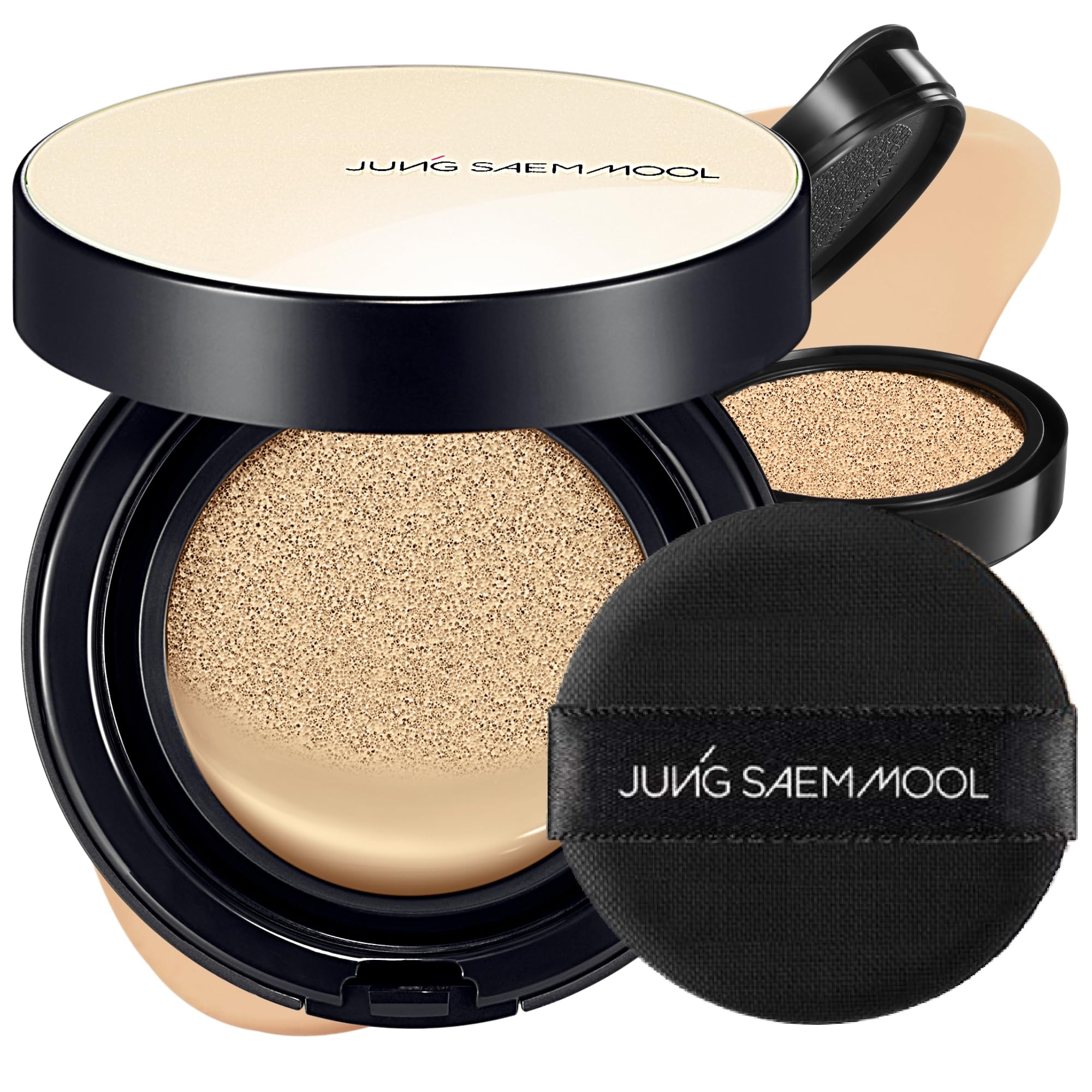 [JUNG SAEM MOOL 公式] ESSENTIAL SKIN NUDER CUSHION SET (Cushion+refill) スキン ヌーダー クッション (本体+リフィル) SPF50