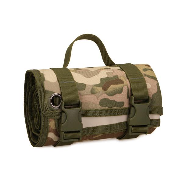 ポータブル レジャーシート ピクニックマット ミリタリーシート シューティングマット キャンプ 登山 折りたたみ式 取っ手付き 釣り アウトドア サバゲ―