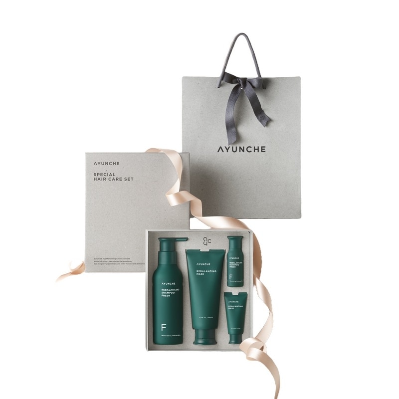 AYUNCHEアユンチェリバランスフレッシュスペシャルセット（シャンプー350g＋マスク200ml＋ミニキット） 12,040円
