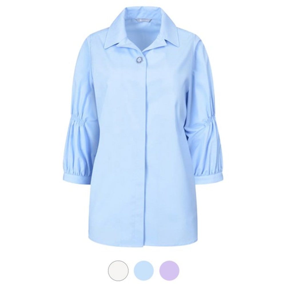 (アナルドバシーニ) (アナルドバシーニ) コットンスパンボリュームスリーブブラウス (AV04BL02M)