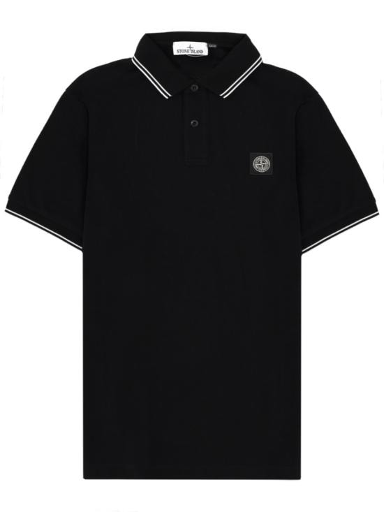 STONE ISLAND Men Polo Shirts 2200010 S0018V0029 Black
