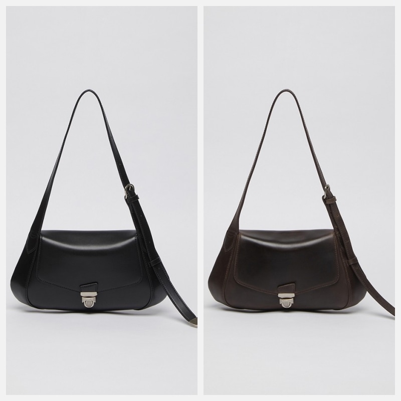 【ARCHIVEPKE】 25FW LOCK SHOULDER BAG : 2COLORS
