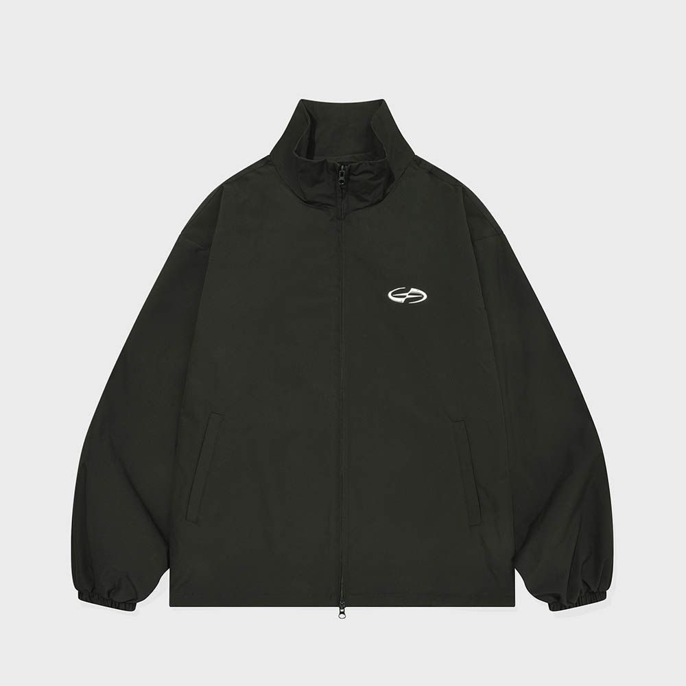 SP PHASE WIND SHELL TRACK JACKET-BLACK