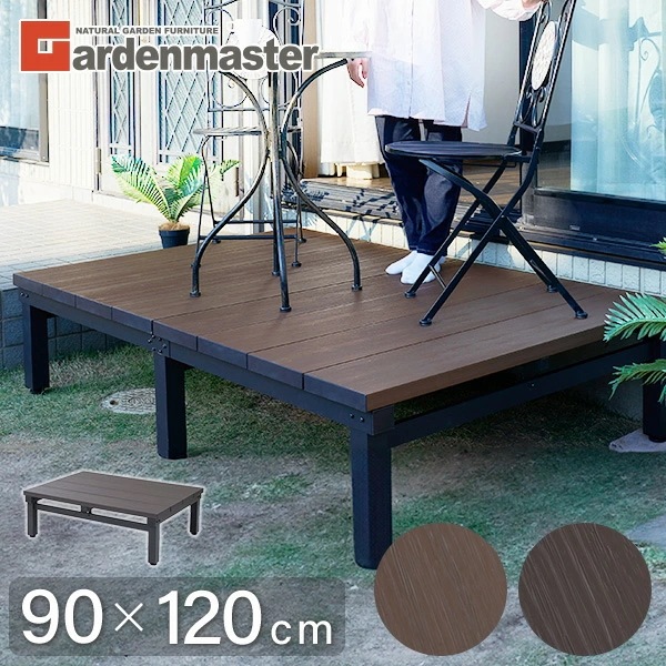 人工木 ウッドデッキ 90×120cm