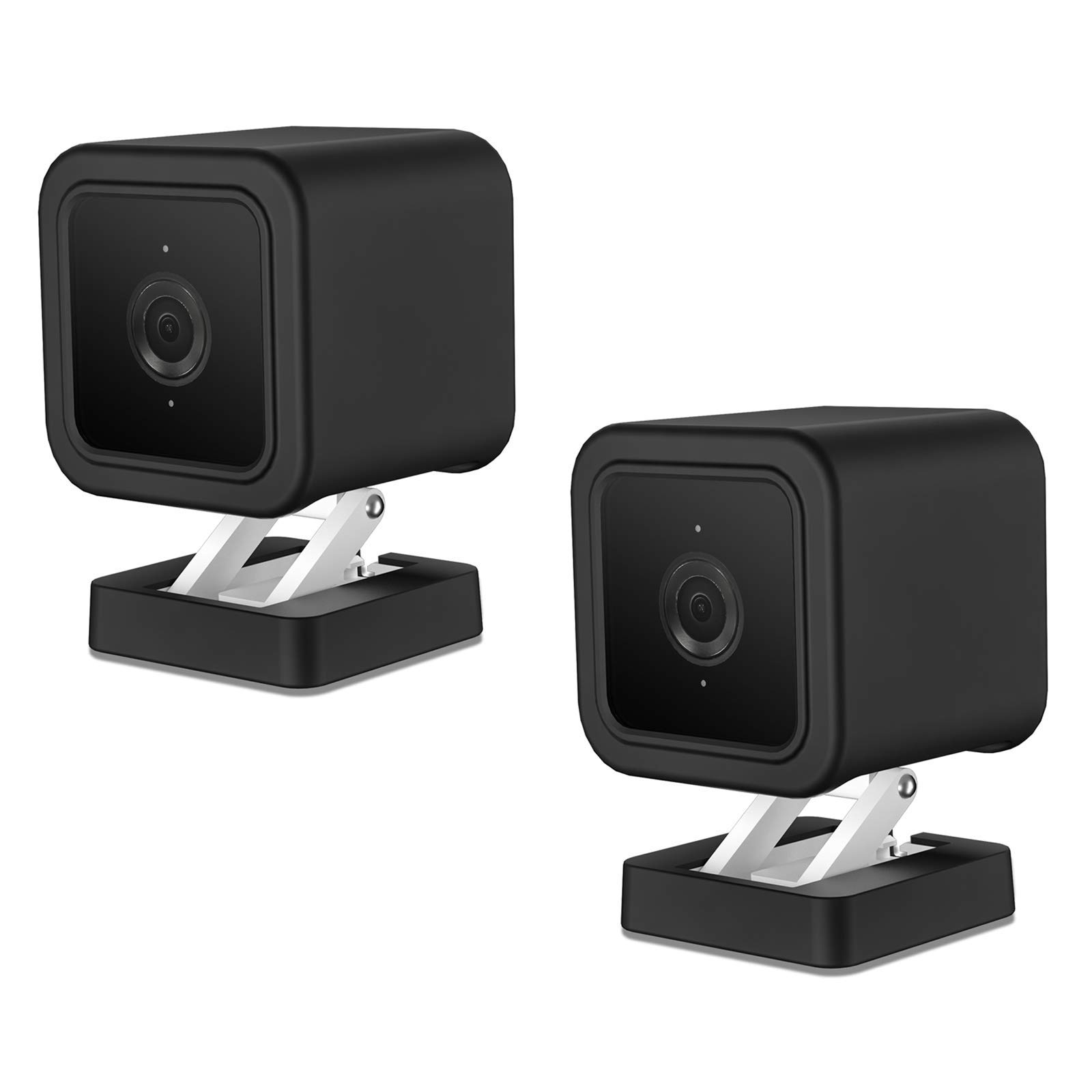 Koroao シリコンスキン Wyze Cam V3専用防水オールラウンド保護ケース/カバーハウジング 屋内外用 (2個パック)