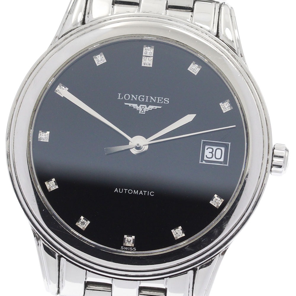 ロンジン LONGINES L4.774.4 フラッグシップ デイト 12Pダイヤ 自動巻き メンズ _918512【中古】
