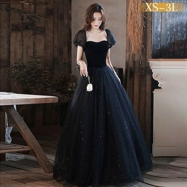 ドレス 大人 ピアノ 発表会 ロングドレス ミモレ丈 演奏会 演奏会用ドレス ピアノ発表会 黒 結婚式 高校生 パーティードレス 演奏会ドレス 大きいサイズ 母親 コンクール イブニングドレス ロング