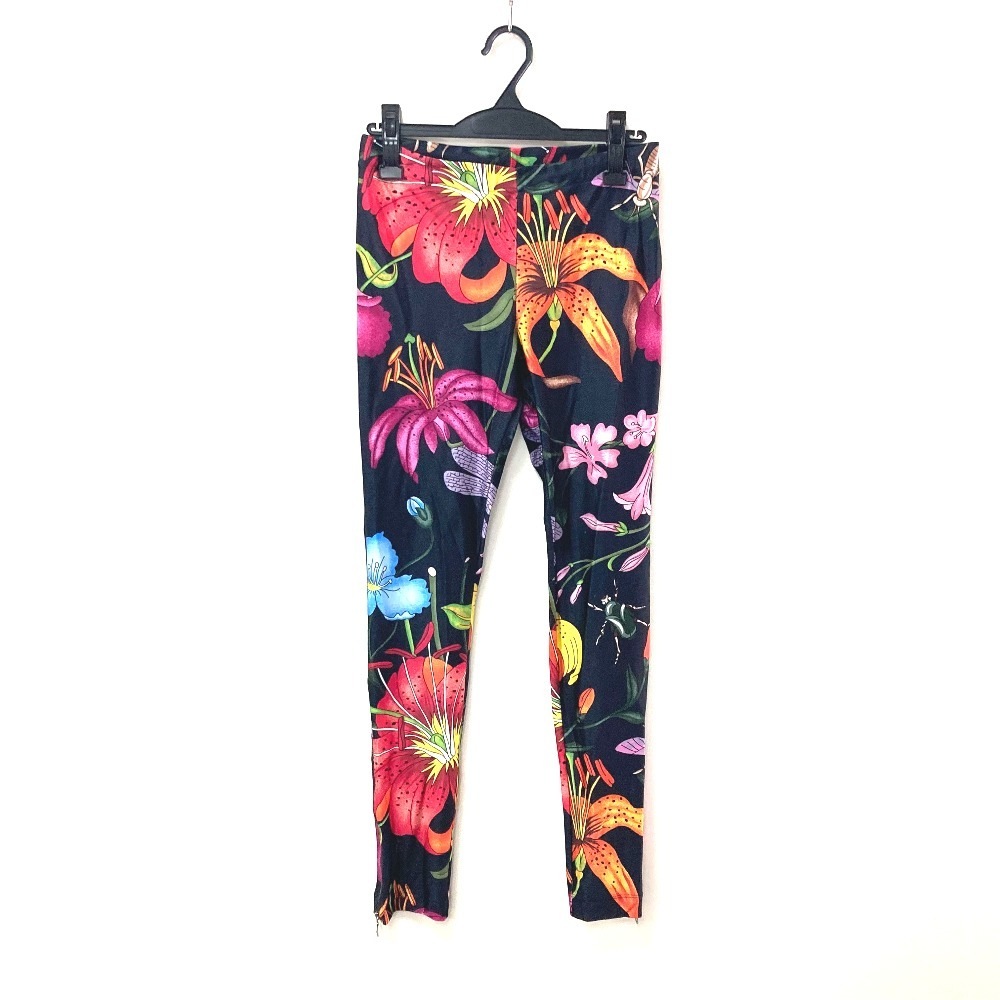 ボトムスその他 フローラ レギンス 花柄 ズボン ストレッチ パンツ アパレル ナイロン マルチカラー