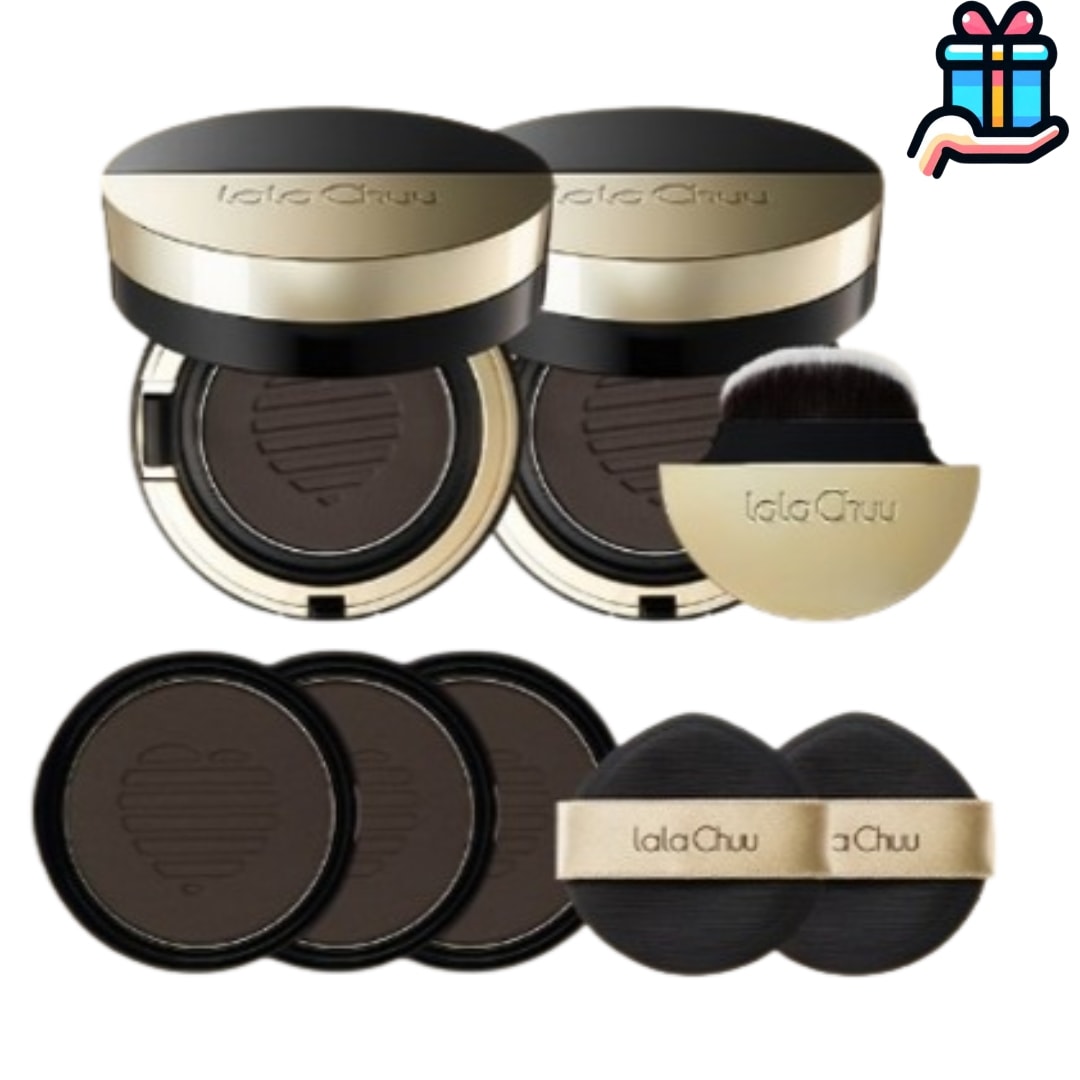 [大容量企画商品2+3] NEW シーズン3 ヘアカバークッション 本品9g 2個+詰め替え9g 3個+クッションパフ2個 100時間 カバー力 密着力 持続効果 美毛 若白髪毛 頭皮 毛髪ケア