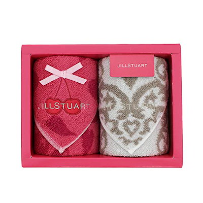 他サイト： ジルスチュアート(Jill Stuart) タオル美術館 JILLSTUART タオルギフトセット ピンク ホワイト タオルハンカチ 58-3159100の商品画像