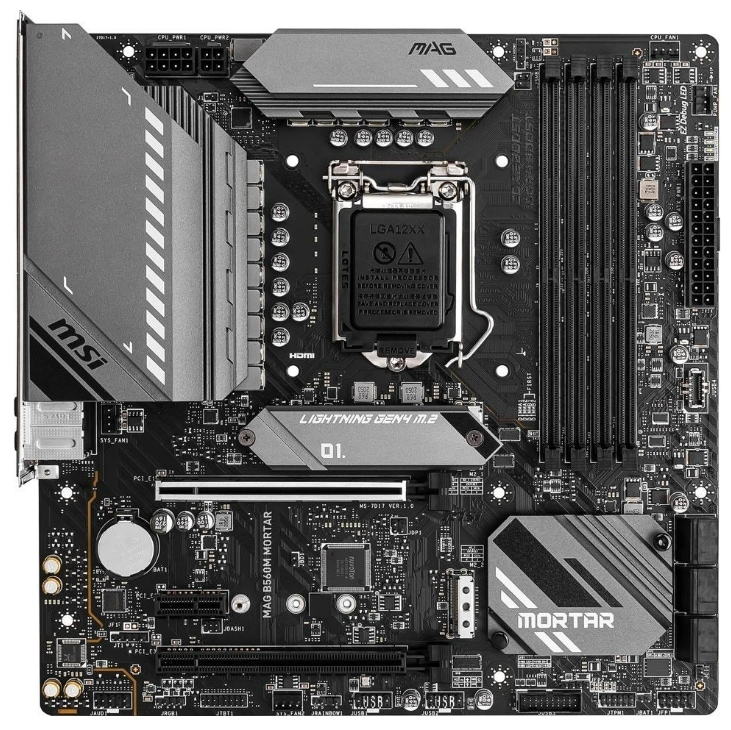 MSI MAG B560M MORTAR LGA 1200 Intel B560 SATA 6Gb/s Micro ATX Intel Motherboard