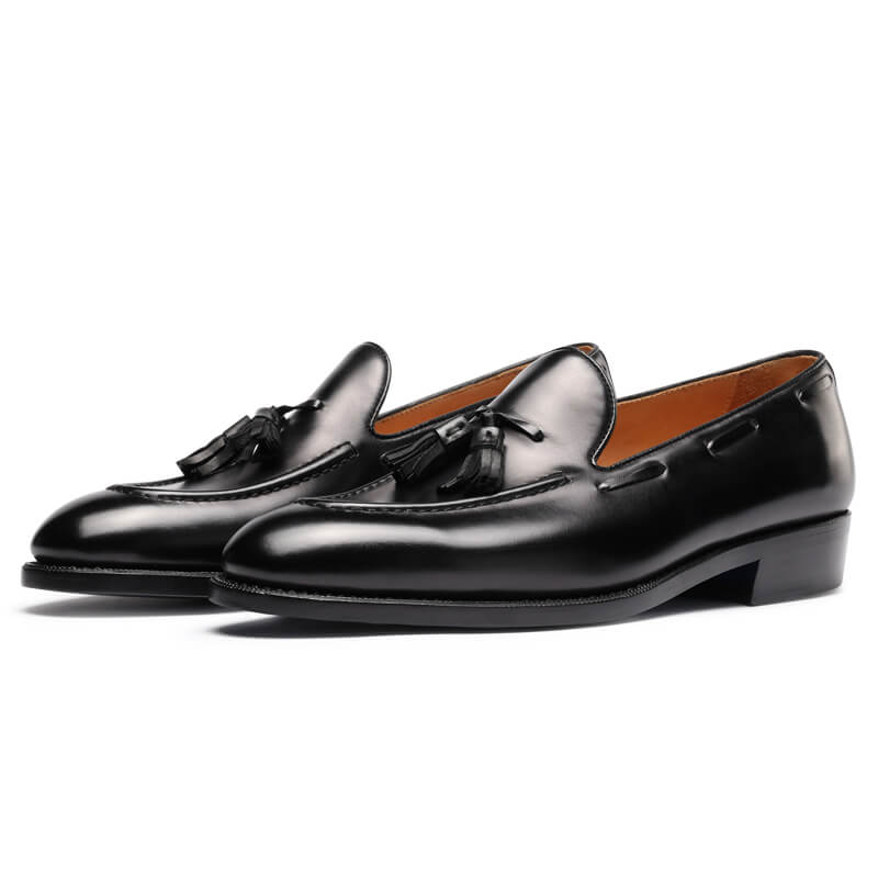 【サイズ交換無料】ビジネスシューズ メンズ革靴 ローファー Uチップ フォーマル カジュアル 天然牛革 本革 ゴム底 木製底 通気性 幅広 甲高 男性 ブラック ブラウン レザー 3E かわ くつ 結