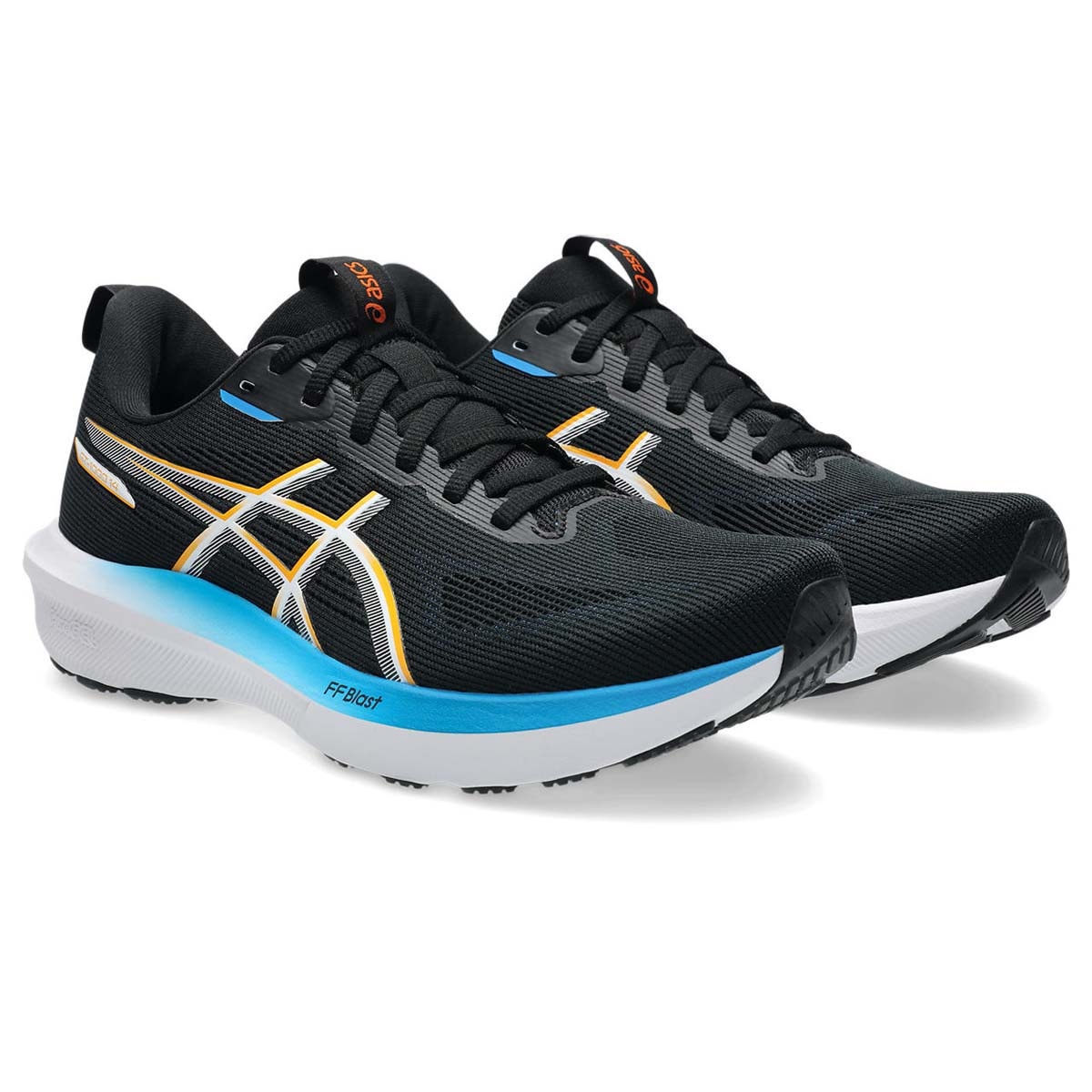 アシックス 1011C077-004-25.0 メンズ ランニングシューズ GT-1000 14（Black/Yamabuki・サイズ：25.0cm） 1011C077004250