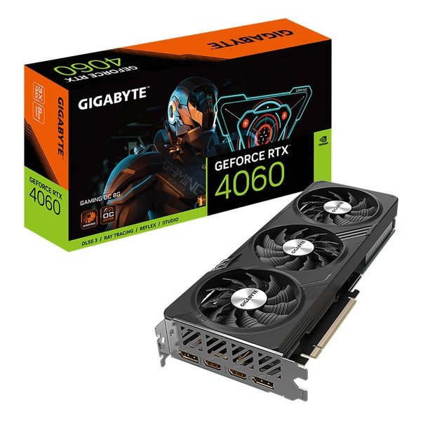 GeForce RTX 4060 GAMING OC 8G GV-N4060GAMING OC-8GD