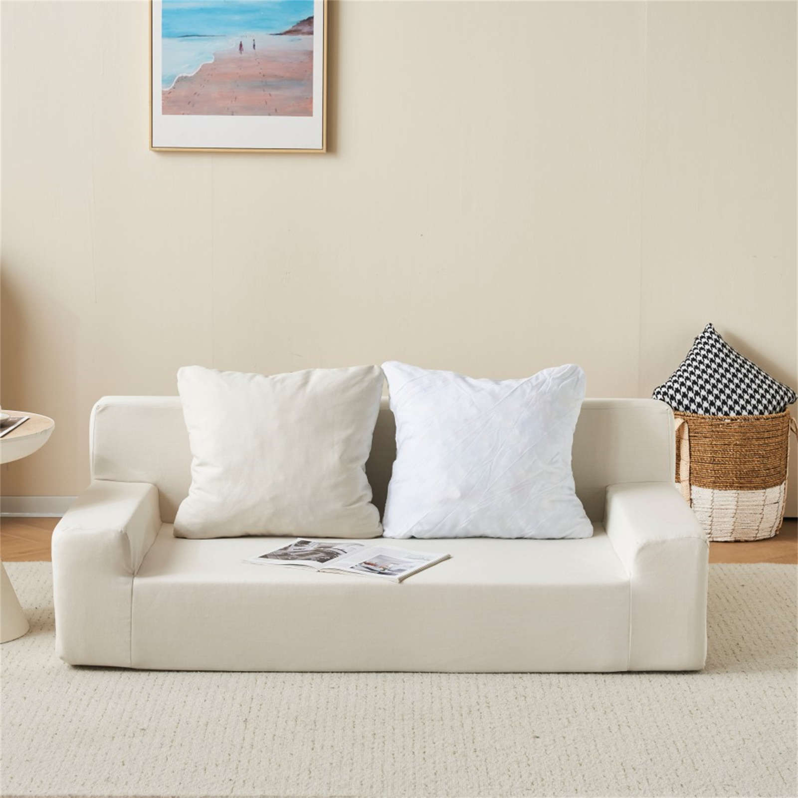 2人掛けソファベッドフロアソファ コンパクト ローソファ ソファー 1人暮らし マルチに使える クッション付き 座椅子 1人掛け 完成品 運びに便利だ 圧縮梱包 高反発ウレタン 25D DJYC320 20,383円