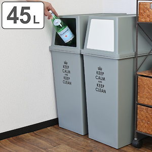 ゴミ箱 45L 分別 積み重ねゴミ箱 スリム 45l 45リットル ごみ箱 ふた付き