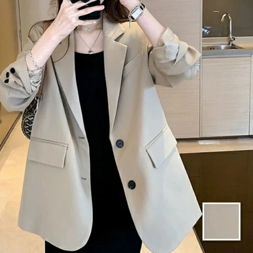 アウター ジャケット 韓国 ファッション レディース 秋 冬 カジュアル コーデ シンプル 定番 セレカジ 20代 30代 40代 2025 プレーン 着回し テーラード エレガント 7,733円