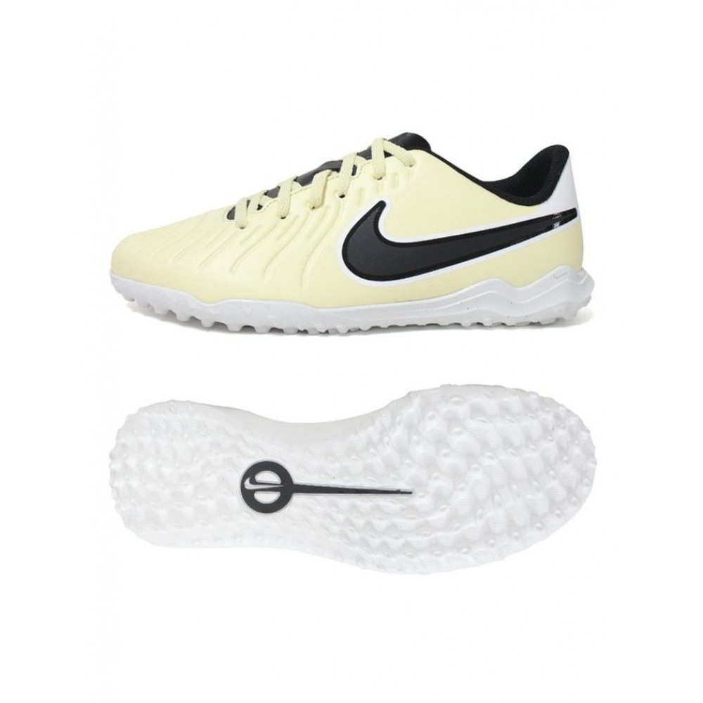 ナイキシューズナイキティエンポレジェンド 10 クラブ TF 人工芝ジュニアユースサッカーシューズフットサルシューズレモネード DV4355-700