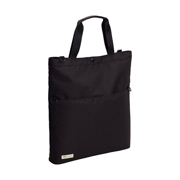 (まとめ）リヒトラブ SMART FITキャリングトートバッグ ブラック A-7583-24 1個(×3セット)