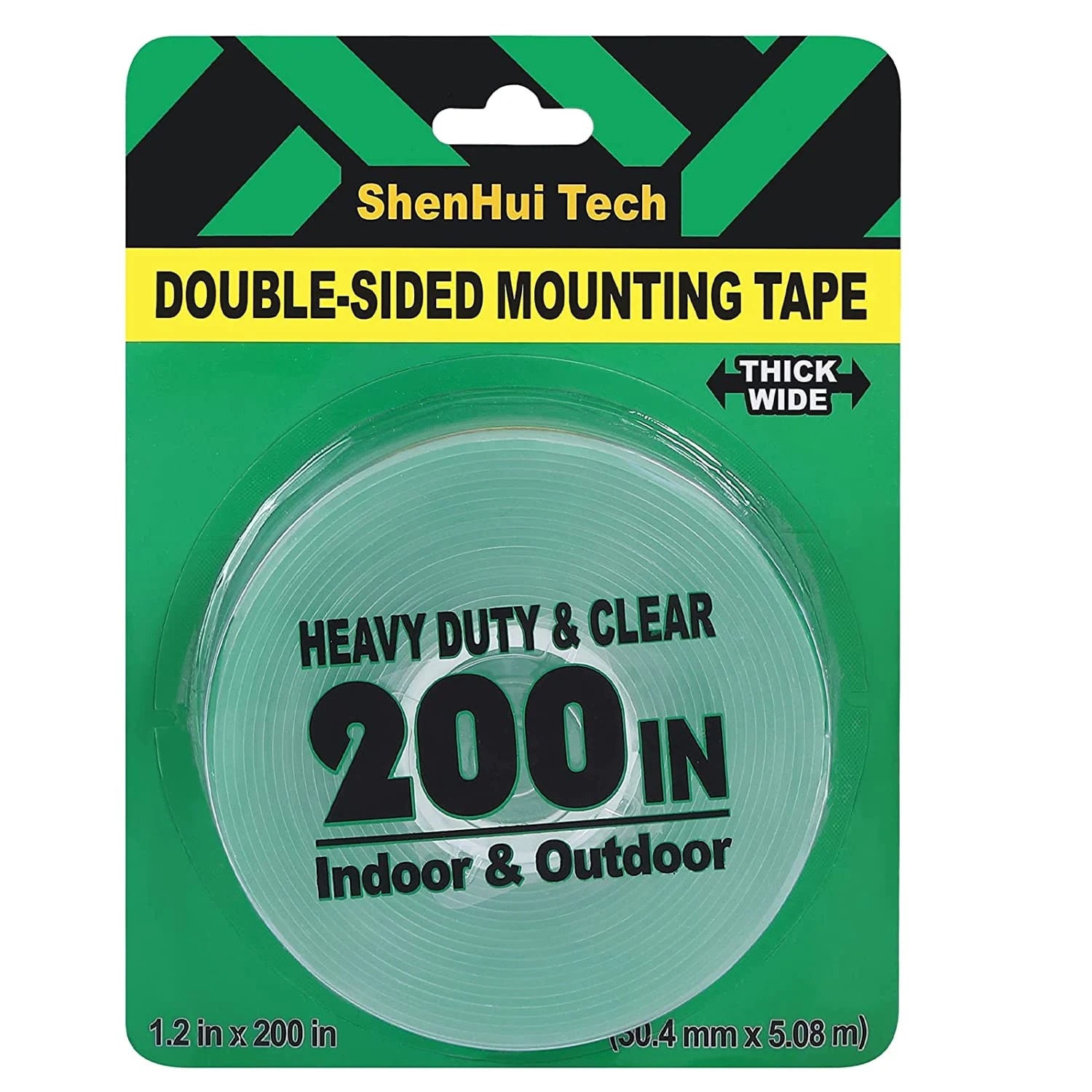 両面マウントテープのヘビーデューティ（200）IN&アップグレード長さ厚さ幅）-多目的で丈夫でク