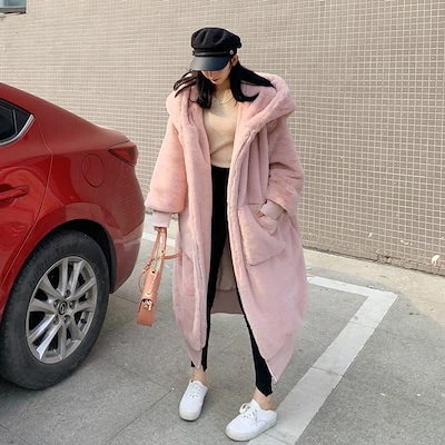 秋冬 エコファー コート ふわふわ モコモココート ボアパーカー レディース 冬アウター モコモコ30%までに制限