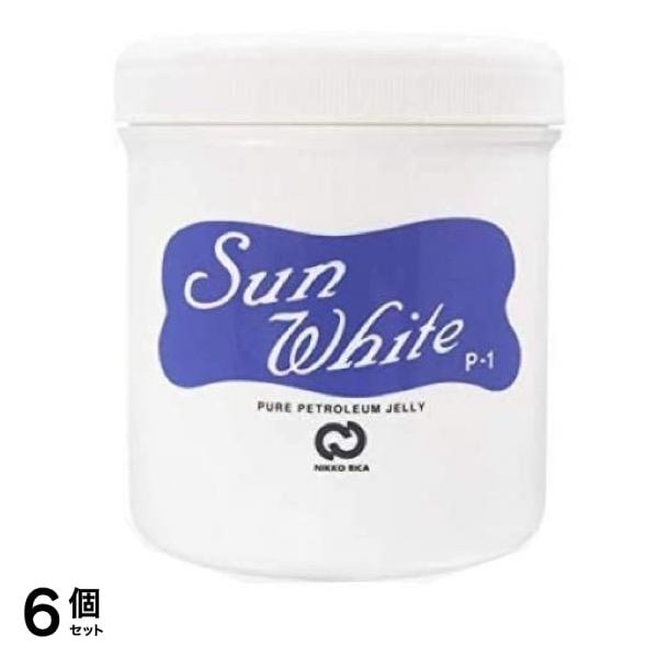 サンホワイトP-1 ワセリン 400g (ボトル品) 6個セット