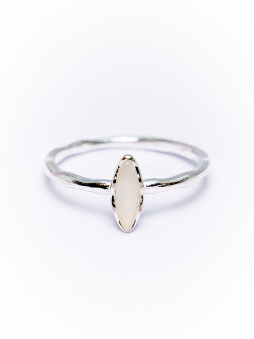 【HARANG】 HR 179R_Rainbow Moonstone Ring(Oval) 正規品
