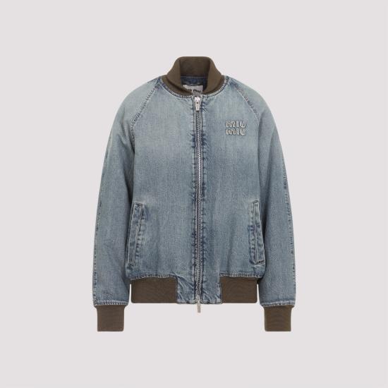 MIU MIU Women Jackets GWB295SOOO 18UM F0008 BLEU