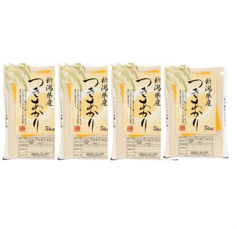 新潟県産　つきあかり 白米 20kg 令和６年産 新潟産 米 20kg 白米 産地直送 農家の米 コシヒカリの郷小出農場