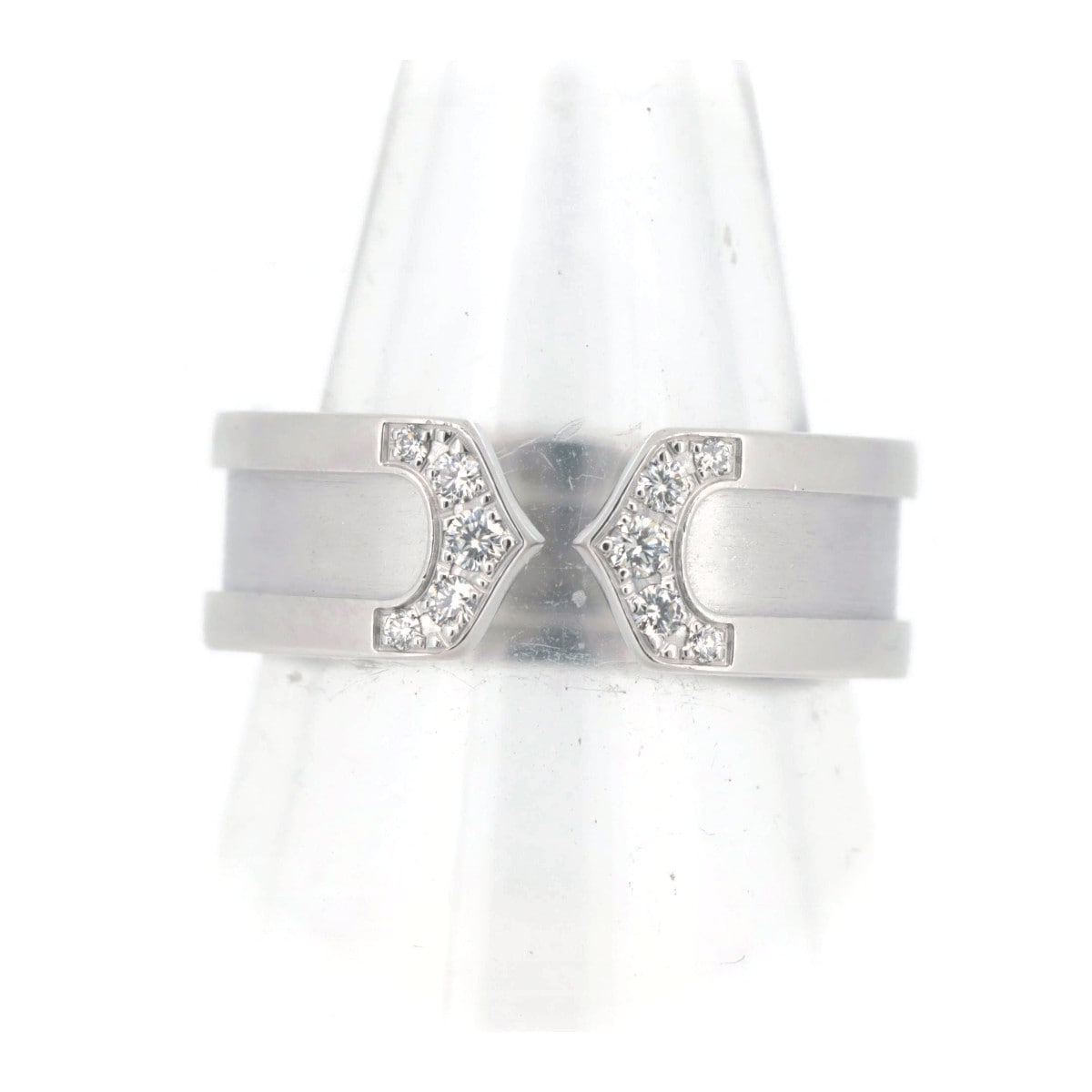 C2 リング 指輪 ダイヤモンド 9号 K18WG(18金 ホワイトゴールド) 質屋出品