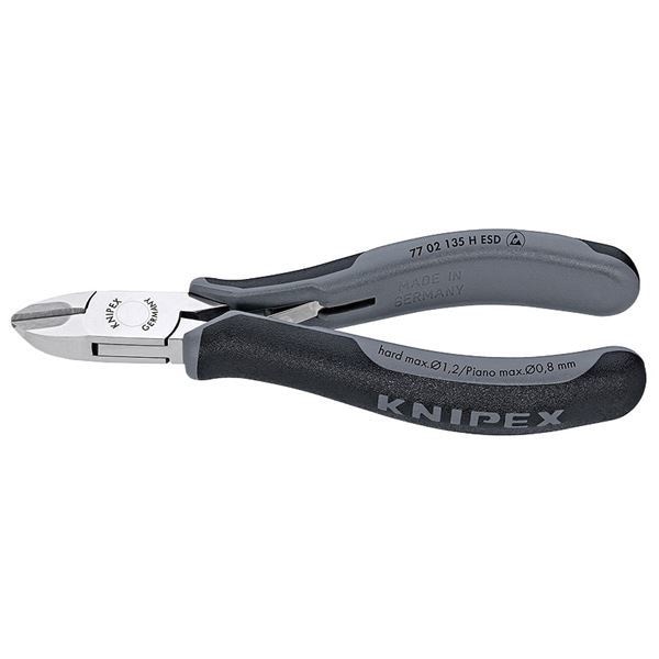 KNIPEX(クニペックス)7702-135HESD 超硬刃エレクトロニクスニッパー