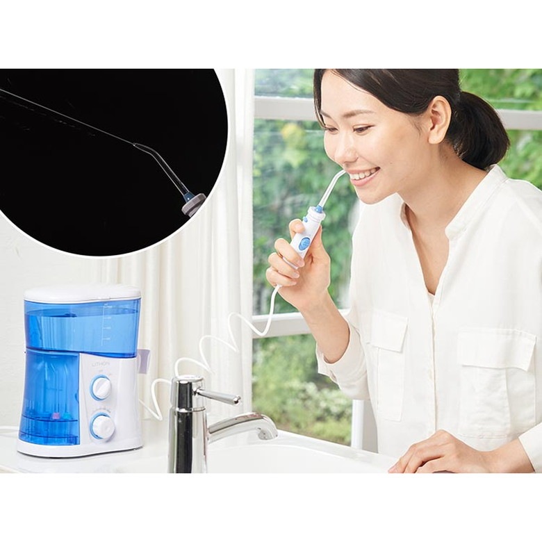 ジェットウォッシャー 舌クリーナー付き ウォーターピック 口腔洗浄器 歯間洗浄機 歯磨き 水ようじ 歯周ポケット 歯茎 口臭 歯ぐき 歯 口 口内 オーラルケア マウスケア 虫歯予防 ライソン KSH 8,683円