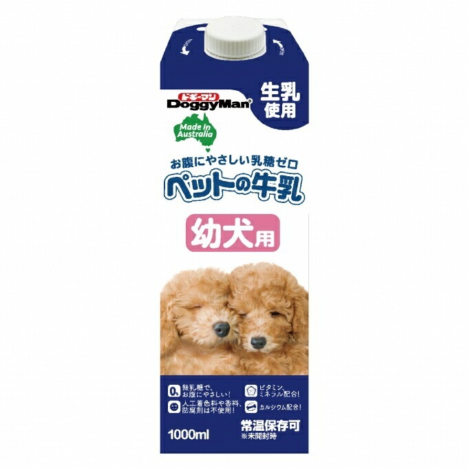 （まとめ買い）犬用ミルク ペットの牛乳 幼犬用 1L [x6]