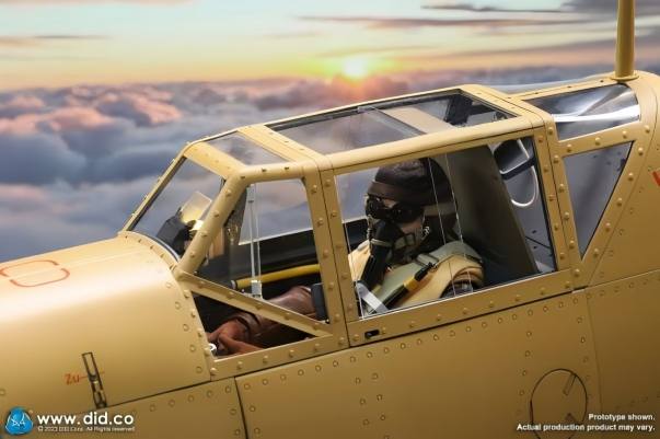 DID Bf109 Cockpit (Sand) 1/6 フィギュア E60065Y