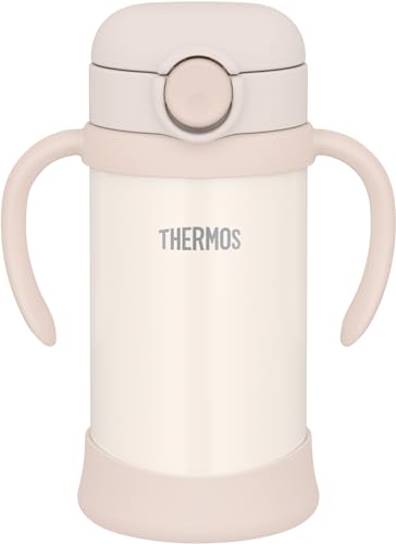 サーモス まほうびんのベビーストローマグ 飲み口とパッキンが一体 350ml ベージュ 保冷専用 FJT-350 BE