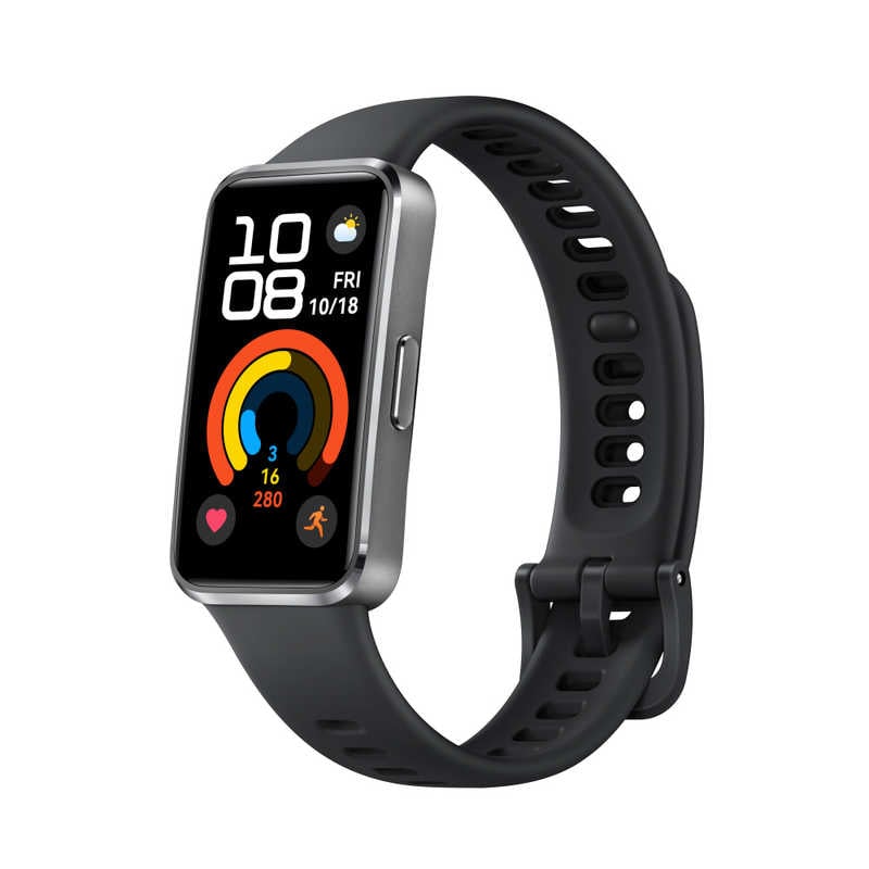 HUAWEI　スマートウォッチ HUAWEI Band 10 Aluminum Edition Matte Black　HUAWEIBAND10MBK