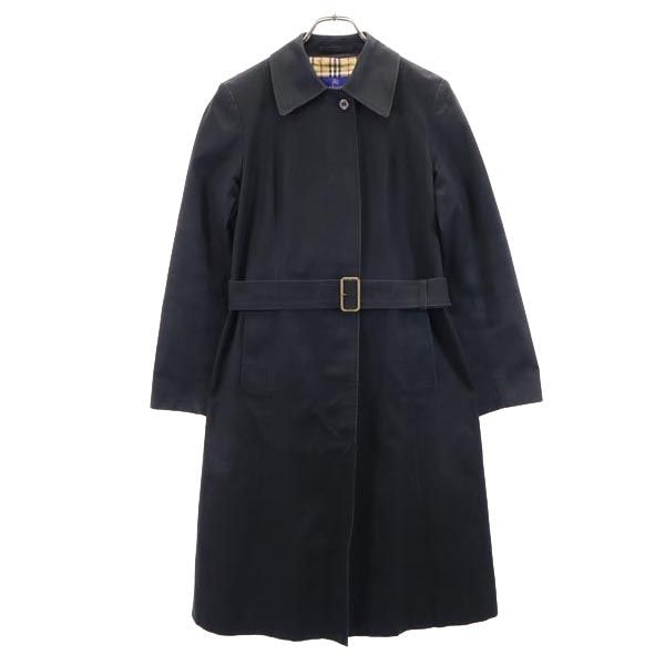 バーバリーブルーレーベル 90s オールド ステンカラーコート 38 黒 BURBERRY BLUE LABEL レディース 12,441円