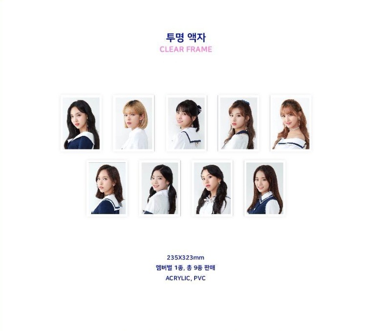 (未開封新品) （PHOTO FRAME）TWICE TWICE TWICELAND ZONE 2 Fantasy Park GOODS透明 モモ