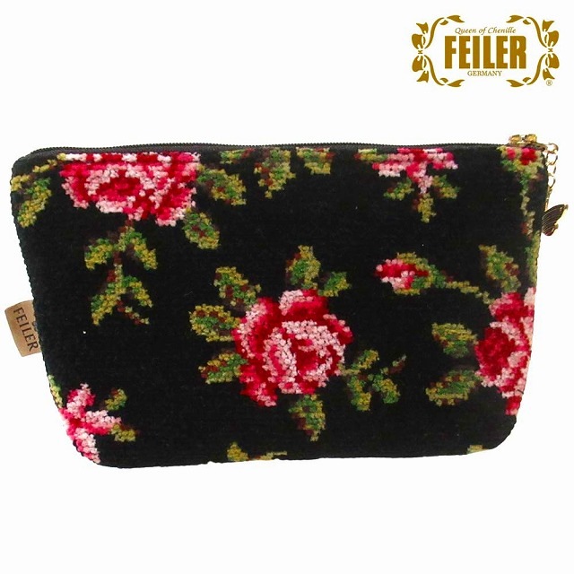 FEILER フェイラー ポーチ 小物入れ Miriam ミリアムポーチミニポーチ 小物入れ MIRIAMBLACKM4
