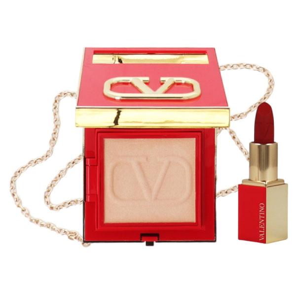 ヴァレンティノ GO クラッチ & ミニロッソ コフレ セット (#02 4.2g/#219A 2g) 6.2g VALENTINO バレンチノ