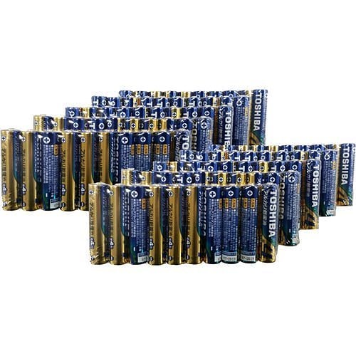 （まとめ買い）アルカリ乾電池 単四 100本パック LR03L100P 00030125 [x3]