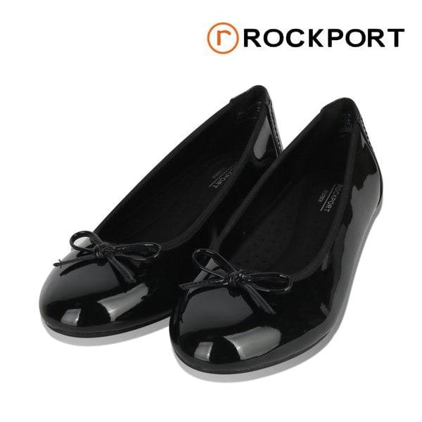 女性靴 レイガン パンプス ボウ フラットシューズ ブラック M CH4576